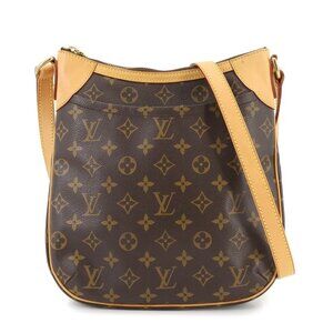 LOUIS VUITTON Monogram Odeon PM Shoulder Bag Brown M56390 Unisex 90272641